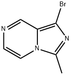 1-溴-3-甲基-咪唑并[1,5-A]吡嗪 结构式