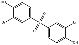 4,4'-Sulfonylbis(2-bromophenol) 结构式