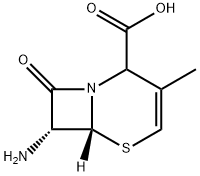 (7R)-7-Amino-3-methylcepham-2-ene-4-carboxylic acid 结构式