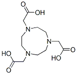 1,4,7-TRIAZACYCLONONANE-N,N',N''-TRIACETIC ACID 结构式