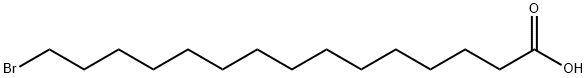 15-溴十五酸 结构式