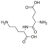 (4S)-4-amino-4-[[(1S)-4-amino-1-carboxy-butyl]carbamoyl]butanoic acid 结构式