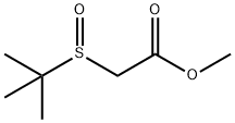 METHYL TERT-BUTYLSULFINYLACETATE 结构式