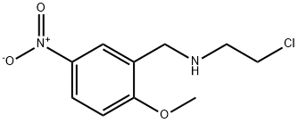 N-(2-Chloroethyl)-2-methoxy-5-nitrobenzylamine 结构式