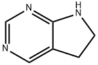 5H-Pyrrolo[2,3-d]pyrimidine, 6,7-dihydro- (8CI,9CI) 结构式