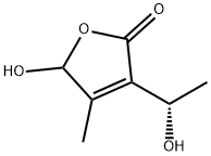 2(5H)-Furanone, 5-hydroxy-3-[(1S)-1-hydroxyethyl]-4-methyl- (9CI) 结构式