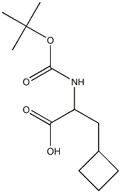 BOC-DL-环丁基丙氨酸 结构式