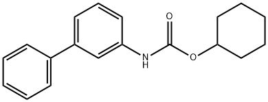 3-(环已氧羰基胺基)联苯 结构式