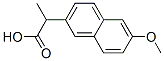 (+/-)-2-(6-METHOXY-2-NAPHTHYL)PROPIONIC ACID 结构式