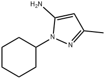 1-环己基-5-氨基-3-甲基吡唑 结构式