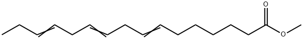 7,10,13-Hexadecatrienoic acid, methyl ester 结构式