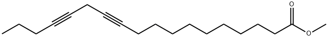 11,14-Octadecadiynoic acid methyl ester 结构式