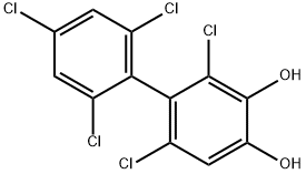 3,5-dichloro-4-(2,4,6-trichlorophenyl)benzene-1,2-diol 结构式