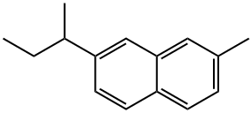 2-methyl-7-(1-methylpropyl)naphthalene 结构式