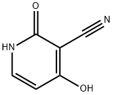 3-氰基-4-羟基-2(1H)-吡啶酮 结构式