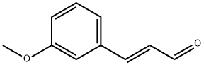 (E)-3-(3-甲氧基苯基)-2-丙烯醛 结构式