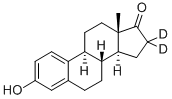 雌酮-D2 结构式