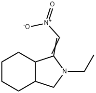 2-ethyloctahydro-1-(nitromethylene)-1H-isoindole 结构式