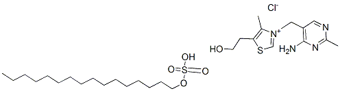 Thiamine cetylsulfate 结构式