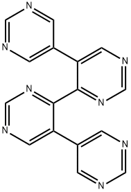 5,5':4',4'':5'',5'''-Quaterpyrimidine 结构式