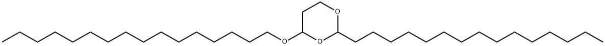 2-Pentadecyl-4-(hexadecyloxy)-1,3-dioxane 结构式