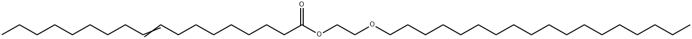 9-Octadecenoic acid 2-(octadecyloxy)ethyl ester 结构式