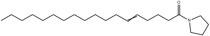 1-(1-Oxo-5-octadecenyl)pyrrolidine 结构式