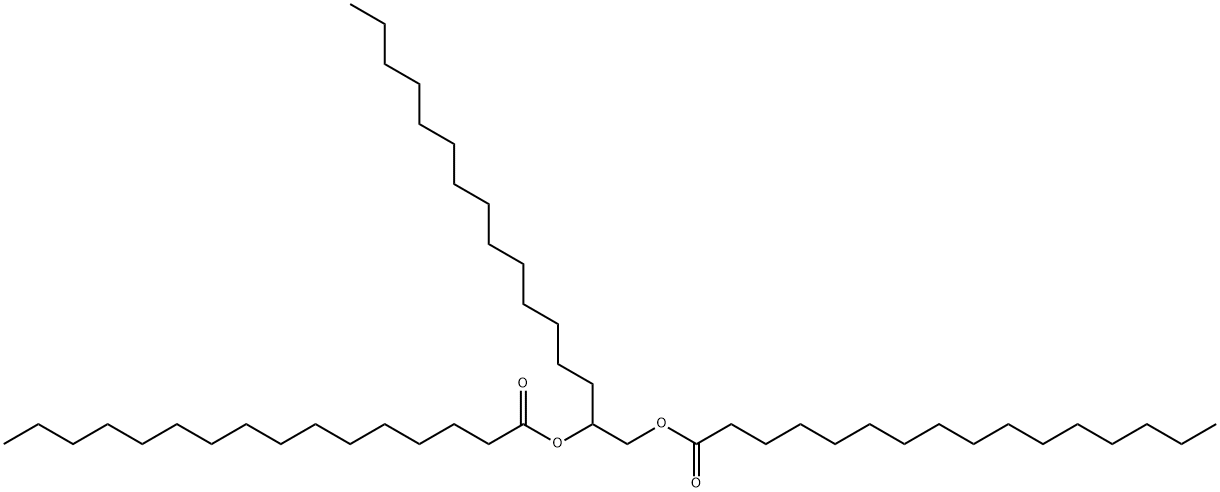 Bispalmitic acid 1,2-hexadecanediyl ester 结构式