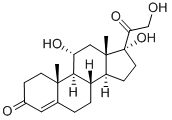 11-表氢化可的松 结构式