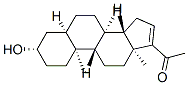 1-[(3S,5R,8R,9S,10S,13S,14S)-3-hydroxy-10,13-dimethyl-2,3,4,5,6,7,8,9, 11,12,14,15-dodecahydro-1H-cyclopenta[a]phenanthren-17-yl]ethanone 结构式