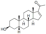 16,(5-BETA)-PREGNEN-3-BETA-OL-20-ONE 结构式