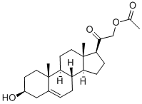21-乙酰氧基孕烯醇酮 结构式