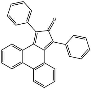 9,10-菲并1,12-二苯基环戊二烯酮 结构式