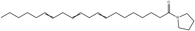 1-(1-Oxo-8,11,14-icosatrienyl)pyrrolidine 结构式