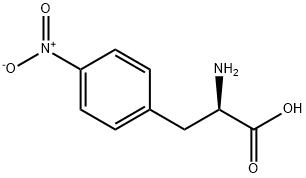 4-硝基-D-苯丙氨酸(一水物) 结构式