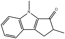 Cyclopent[b]indol-3(2H)-one, 1,4-dihydro-2,4-dimethyl- (9CI) 结构式