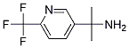 2-(6-(三氟甲基)吡啶-3-基)丙烷-2-胺 结构式