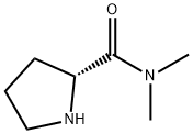 (R)-N,N-二甲基-2-吡咯烷甲酰胺盐酸盐 结构式