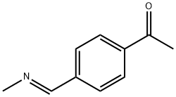 Ethanone, 1-[4-[(E)-(methylimino)methyl]phenyl]- (9CI) 结构式