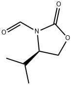 3-Oxazolidinecarboxaldehyde, 4-(1-methylethyl)-2-oxo-, (4R)- (9CI) 结构式