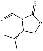 3-Oxazolidinecarboxaldehyde, 4-(1-methylethyl)-2-oxo-, (4S)- (9CI) 结构式