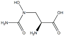 Alanine,  3-[(aminocarbonyl)hydroxyamino]- 结构式