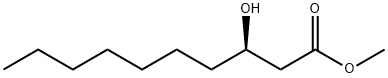 甲基3-羟基癸酸酯 结构式