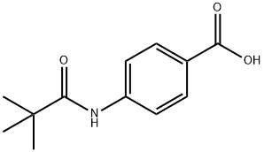 4-(Pivaloylamino)benzoic acid 结构式