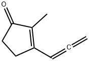 2-Cyclopenten-1-one, 2-methyl-3-(1,2-propadienyl)- (9CI) 结构式