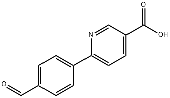 6-(2-乙酰基苯基)烟酸 结构式