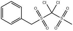 [[[Dichloro(methylsulfonyl)methyl]sulfonyl]methyl]benzene 结构式