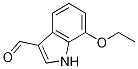 1H-Indole-3-carboxaldehyde, 7-ethoxy- 结构式