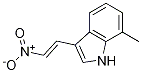 1H-Indole, 7-Methyl-3-(2-nitroethenyl)- 结构式