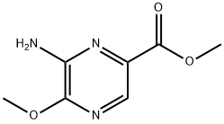 6-氨基-5-甲氧基-2-吡嗪甲酸甲酯 结构式